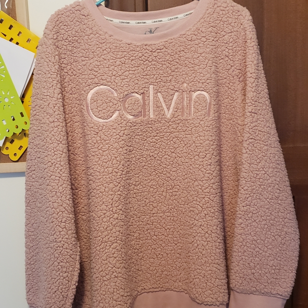 Calvin Klein Sherpa Crewneck Sweater
